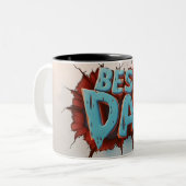 Best dad ツートーンマグカップ (正面左)