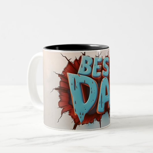 Best dad ツートーンマグカップ (正面左)