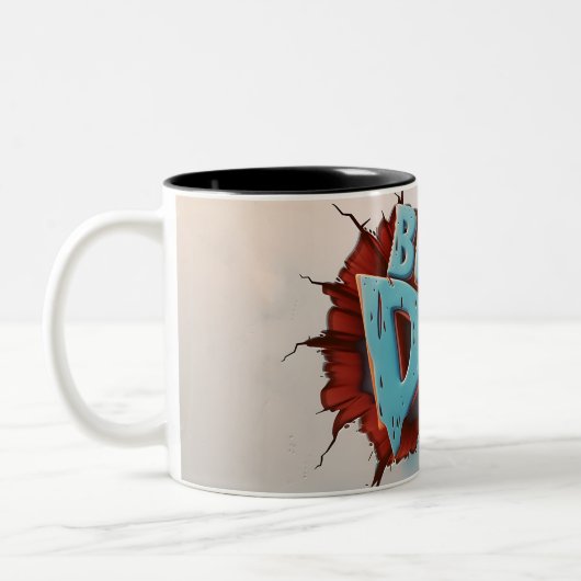 Best dad ツートーンマグカップ (左)