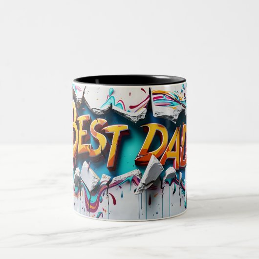 Best dad ツートーンマグカップ (中央)