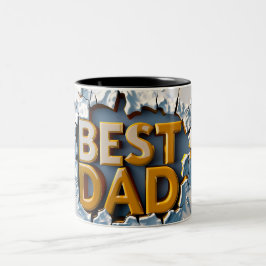 Best dad ツートーンマグカップ