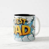 Best dad ツートーンマグカップ (正面右)