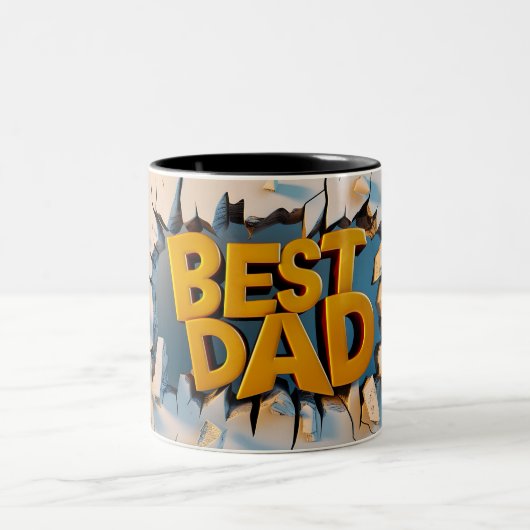 Best dad ツートーンマグカップ (中央)