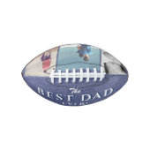 Best Dad Blue Leather Father`s Day 3 Photos アメリカンフットボール (正面)