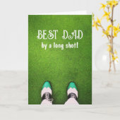Best Dad by a Long Shot Card カード (黄色い花)