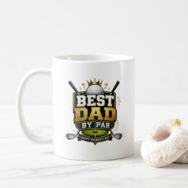 “Best Dad by Par” テーマ コーヒーマグカップ