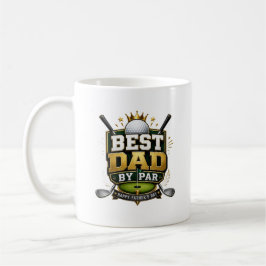 “Best Dad by Par” テーマ コーヒーマグカップ