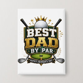 “Best Dad by Par” テーマ 缶バッジ
