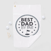 Best Dad By Par Golf Badge Design ゴルフタオル (インサイチュ)