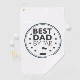 Best Dad By Par Golf Badge Design ゴルフタオル