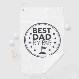 Best Dad By Par Golf Badge Design ゴルフタオル
