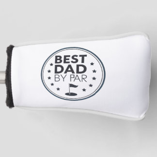 Best Dad By Par Golf Badge Design ゴルフヘッドカバー