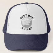 Best Dad By Par Golf Lover Custom キャップ (正面)