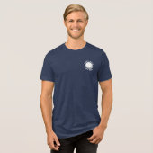 Best Dad By Par Golf Lover Custom トライブレンドＴシャツ (正面全面)