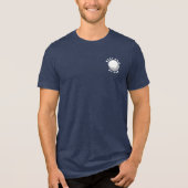 Best Dad By Par Golf Lover Custom トライブレンドＴシャツ (正面)