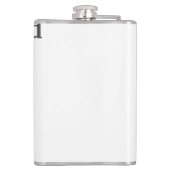 Best dad by par gray black father's day namesimple フラスク (裏面)