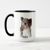 Best Dad Dog ,Photo And Name, Mug マグカップ (左)