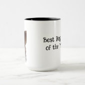 Best Dad Dog ,Photo And Name, Mug マグカップ (中央)