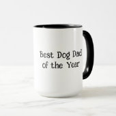 Best Dad Dog ,Photo And Name, Mug マグカップ (正面右)