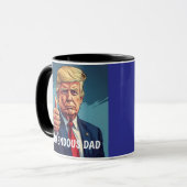 BEST DAD DONALD TRUMP COFFEE MUG マグカップ (正面左)
