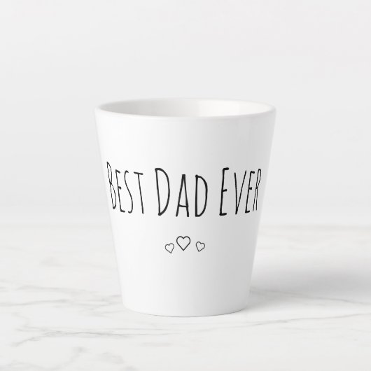 Best Dad Ever カフェラテマグ (正面)