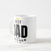 Best Dad Ever コーヒーマグカップ (正面左)
