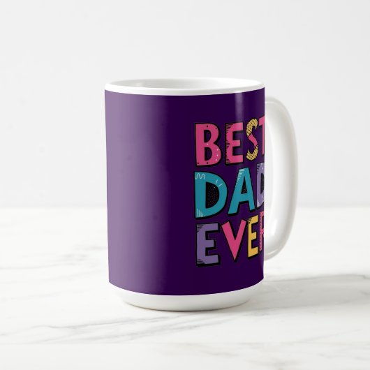 Best Dad Ever  コーヒーマグカップ (正面右)