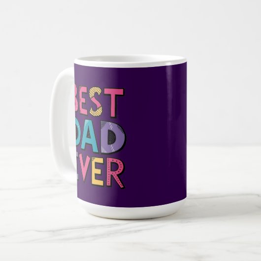 Best Dad Ever  コーヒーマグカップ (正面左)