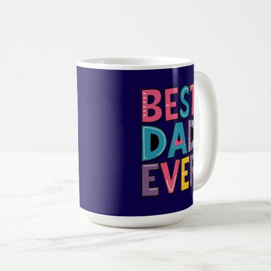 Best Dad Ever  コーヒーマグカップ (正面右)