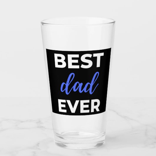 Best Dad Ever タンブラーグラス (正面)
