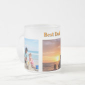 Best Dad Ever  フロストグラスマグカップ (正面左)