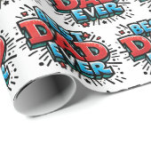 Best Dad Ever  ラッピングペーパー (ロールコーナー)