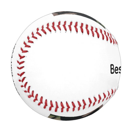 Best Dad Ever 野球ボール (正面左)
