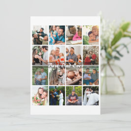Best Dad Ever 16 Photo Collage Personalized Father