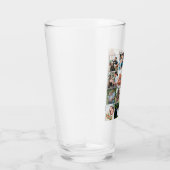 Best Dad Ever 16 Photo Collage Personalized Father タンブラーグラス (右)