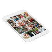 Best Dad Ever 16 Photo Collage Personalized Father マグネット (右側)