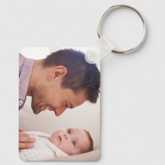 Best Dad Ever 2-photo  キーホルダー (裏面)