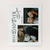 Best Dad Ever 2 Photos Fathers Day Gifts ジグソーパズル (縦)