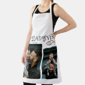  Best Dad Ever 2 Photos Modern Fathers Day Gifts エプロン (インサイチュ)