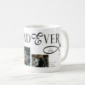 Best Dad Ever 3 Photo Modern Fathers Day Gifts コーヒーマグカップ (正面右)