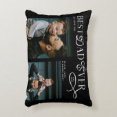 Best Dad Ever 4 Photos Modern Fathers Day Gifts アクセントクッション (正面(垂直))