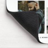 Best Dad Ever 4 Photos Modern Fathers Day Gifts マウスパッド (コーナー)