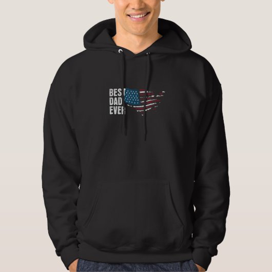 Best Dad Ever  4th Of July Awesome Dad Apparel パーカ (正面)
