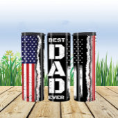 Best Dad Ever American Flag タンブラー