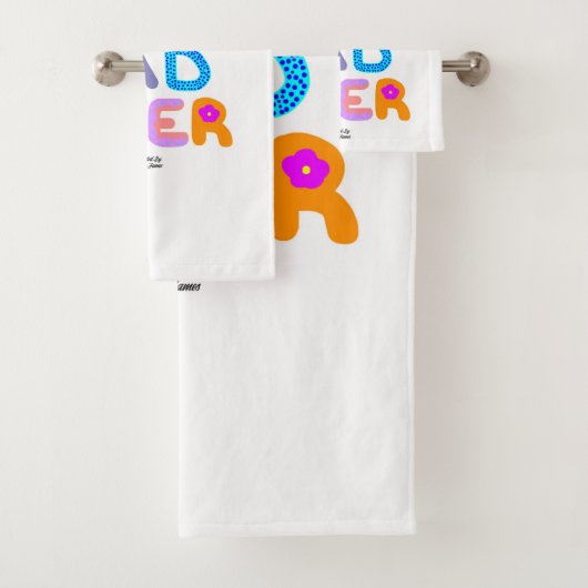 Best Dad Ever Bathroom Towel Set バスタオルセット (インサイチュ)