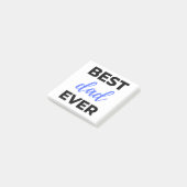 Best Dad Ever Black ポストイット (アングル)