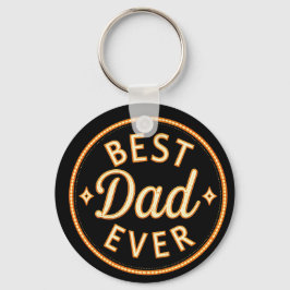 Best Dad Ever  – Bold, Proud & Stylish キーホルダー