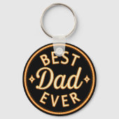 Best Dad Ever  – Bold, Proud & Stylish キーホルダー (裏面)