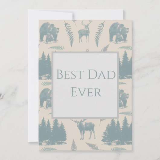 Best Dad Ever Card カード (正面)