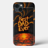 Best Dad Ever Celebration iPhone Case Case-Mate iPhoneケース (裏面)